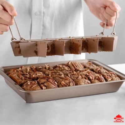 Moule-a-gateau-brownies- compartiments-prédécoupés
