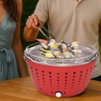 Barbecue-charbon-durable-robuste-résistant-chaleur-corrosion-silencieux-entretien-facile