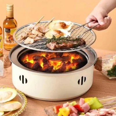 Barbecue-coreen-beige-débutants-pièce-de-bœuf