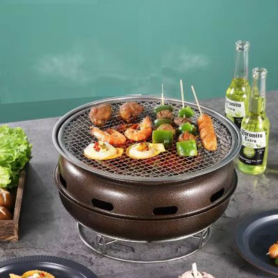 Barbecue-coreen-sans-fumée-tôle-galvanisée-épaisse