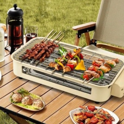 Barbecue-electrique-lave-vaisselle-plaque-détache