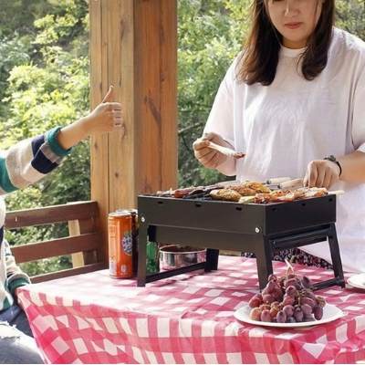 Barbecue-portable-facile-à-plier-à-déplier