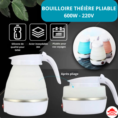 Bouilloire-théière-silicone-électrique