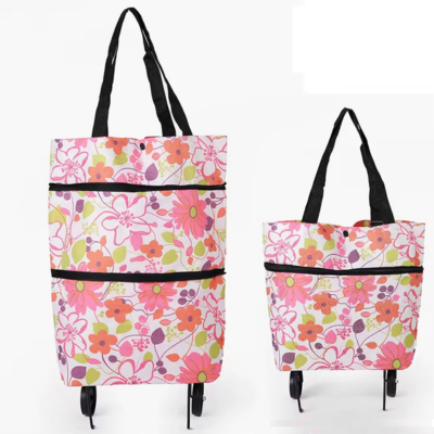 Chariot-de-course-sacs-achats-accessoire-compact