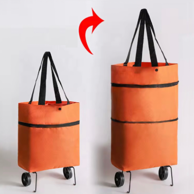 Chariot-de-course-tissu-Oxford-résistant-imperméable