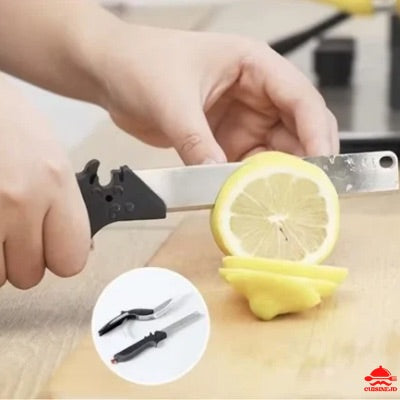 CISEAUX DE CUISINE 2 en 1 I AVEC MINI PLANCHE À DÉCOUPER INTÉGRÉE TÉNOS™