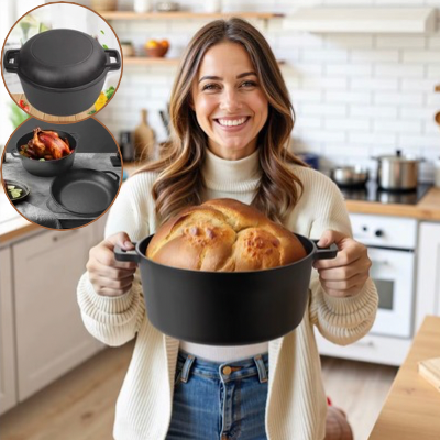 Cocotte-en-fonte-pain-viandes-chaleur-conservée