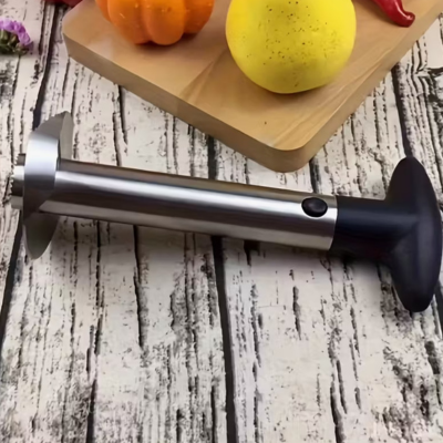 Coupe-ananas-inox-lave-vaisselle-noir-ABS-léger