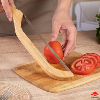 Couteau-à-pain-tomates-fruits-bambou
