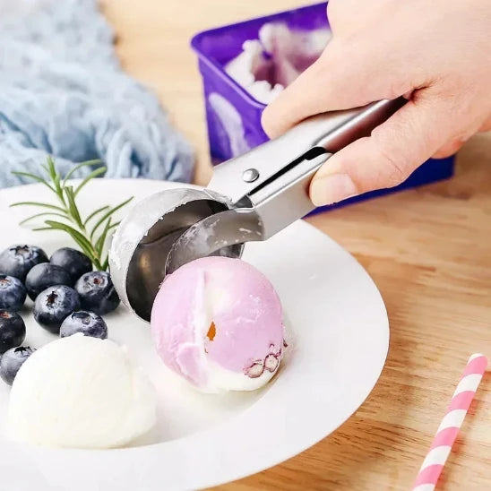 Cuillère à glace capacité généreuse rapide, propre précis gagnez du temps
