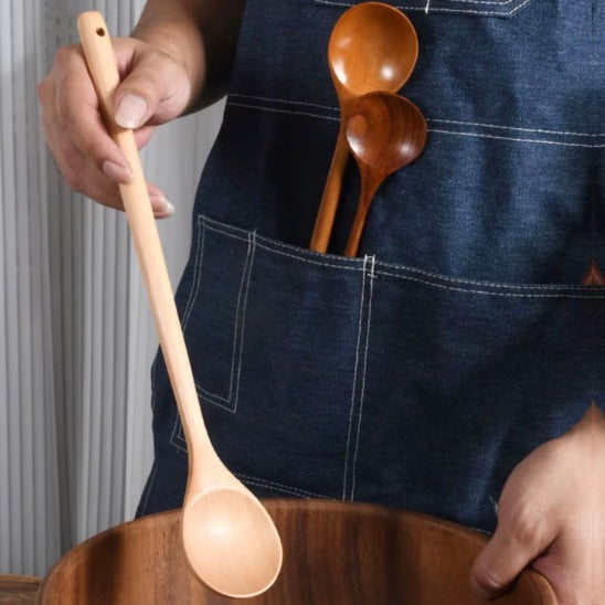 Cuillere en bois isolant thermique