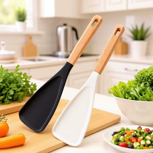 cuillère silicone alimentaire doux non abrasif antiadhésif