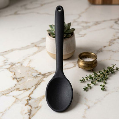 Cuillère noir manche long