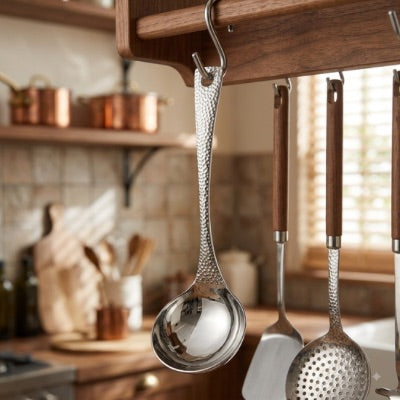 Louche trou de suspension pour un rangement pratique
