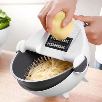 Mandoline-cuisine-tranche-légumes-rapidement-uniformément-drainage-intégrée