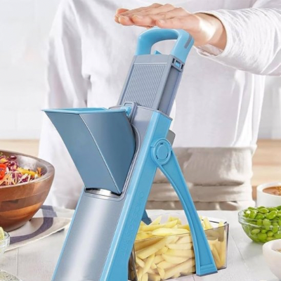 Mandoline-cuisine-matériaux-robustes-lame-acier-inoxydable-haute-qualité