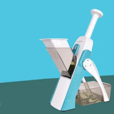 Mandoline-cuisine-lame-acier-inoxydable-ultra-tranchante-structure-robuste-ABS-AS