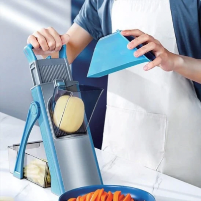 Mandoline-cuisine-design-vertical-ergonomique-tranches-uniformes