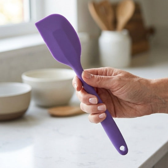 Maryse cuisine violet matériau qualité alimentaire structure acier inoxydable