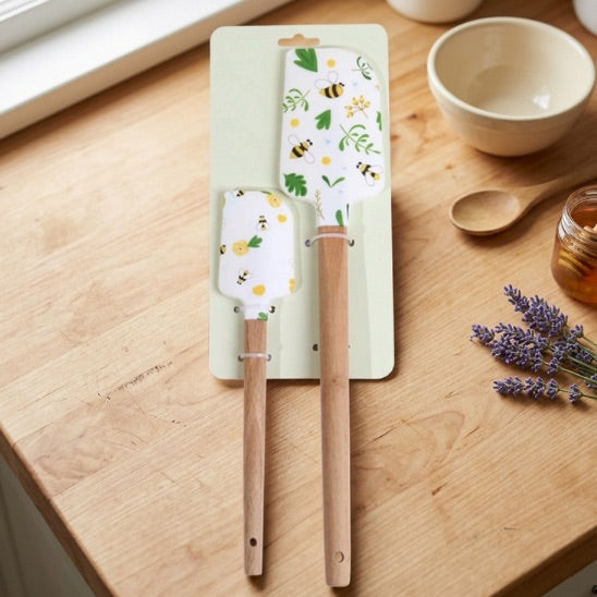Maryse cuisine  petite maniable bords à double angle Fleurs jaunes et abeilles