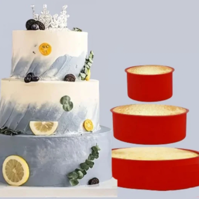 Moule-silicone-patisserie-cuisine-gateau-Rond- facile-à-utiliser