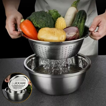 Passoire inox acier système intelligent capacité de 2L