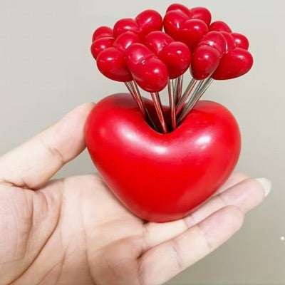 Pique-apéritif-support-rangement-forme-cœur