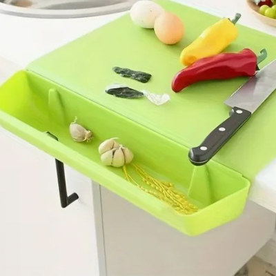 Planche-à-découper-cuisine-bac-récupérateur-robuste