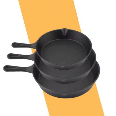 Poele-en-fonte-lot-de-3