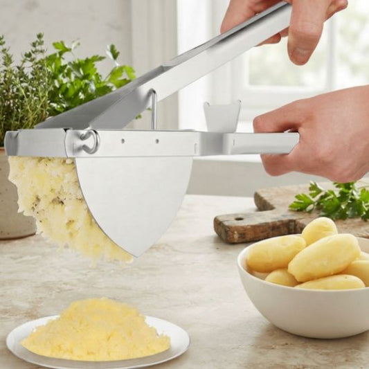Presse purée  poignées ergonomiques   pour pommes de terre légumes fruits cuits