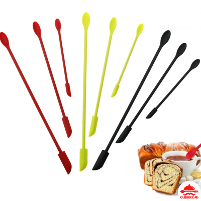 Spatule-cuisine-double-extrémité-silicone-lot