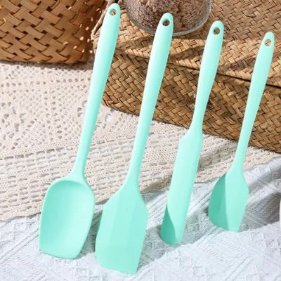 Spatule-silicone-vert-set-de-4