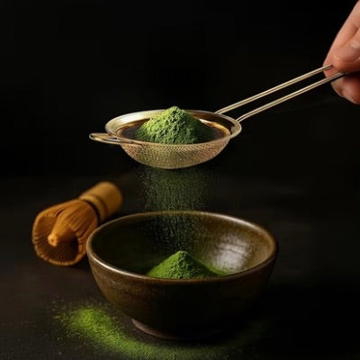 Tamis matcha vous pouvez tamiser vos ingrédients pour obtenir une préparation plus homogène et gagner en finesse