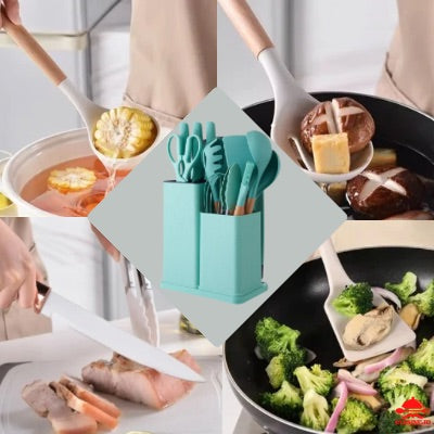 Ustensiles-de-cuisine-souples-fiables-fermes-pour-mélanger-tourner-servir-et-cuire