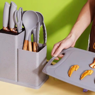 Ustensiles-de-cuisine-couteaux-lames-en-acier-damas-forgées-main 