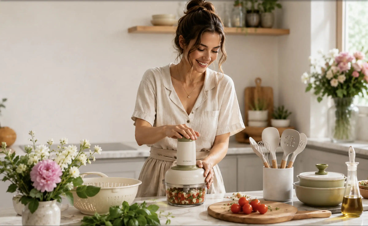 Ustensiles de cuisine découpe des aliments 