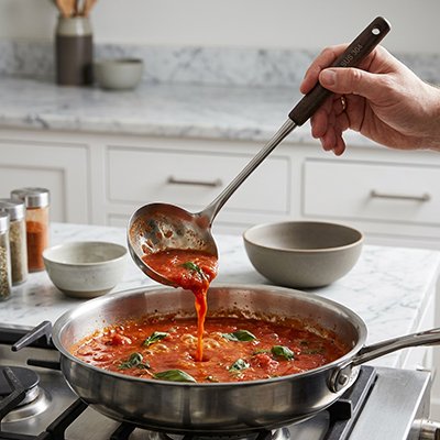 Louche prise en main naturelle et agréable pour soupe recettes partageés