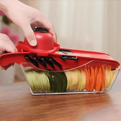 Mandoline-cuisine-outil-ustensile-accessoire-manuel-multifonction-ABS-acier-inoxydable