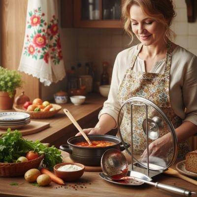 Repose cuillère cuisine propre tout au long de la préparation