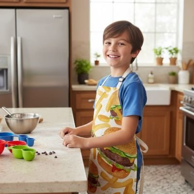 Tablier-de-cuisine-enfant-large-couverture-protection-optimale